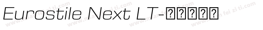 Eurostile Next LT字体转换